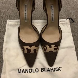 ❤️❤️🔥MANOLO BLAHNIK D’ORSAY PUMPS - Size 6.5
